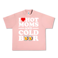 Salmon i love heart hot moms cold beer funny adult drinking joke Urban Heavy Tee - artisFamous