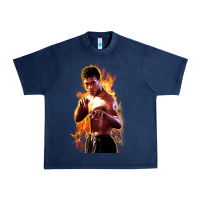 Navy bruce leroy Urban Heavy Tee - artisFamous