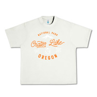 Pistachio crater lake oregon national park vintage retro Urban Heavy Tee - artisFamous