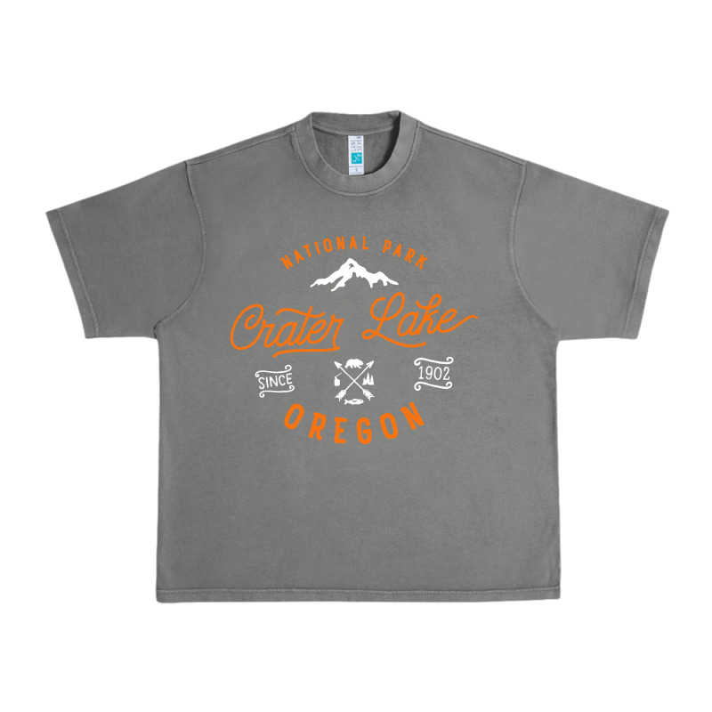 Crater Lake Oregon National Park Vintage Retro Urban Heavy Tee by artisFamous | Teevron