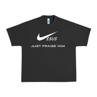Pigment Black jesus just praise him jesus surfed christian Urban Heavy Tee - artisFamous