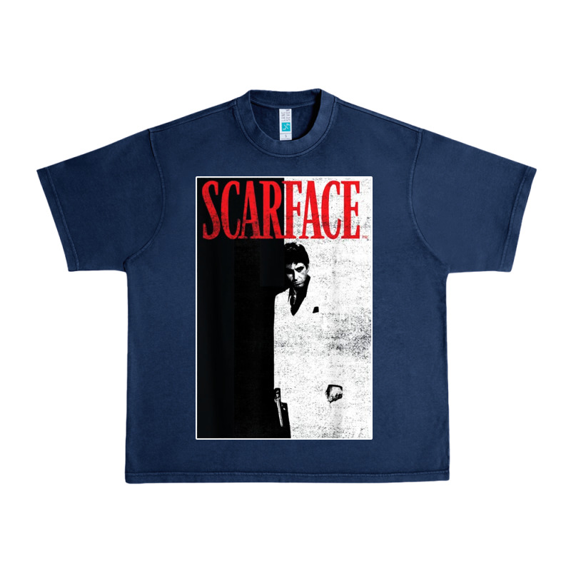 Scarface Distressed Movie Photo Urban Heavy Tee by artisFamous | Teevron
