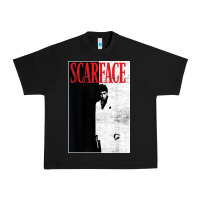 Black scarface distressed movie photo Urban Heavy Tee - artisFamous