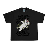 Black soft kitty warm kitty Urban Heavy Tee - artisFamous