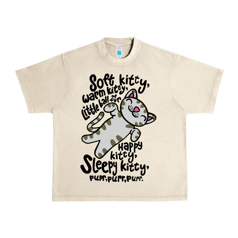 Soft Kitty Warm Kitty Urban Heavy Tee by artisFamous | Teevron
