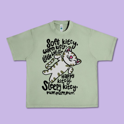 Soft Kitty Warm Kitty Urban Heavy Tee Designed By Artisfamous
