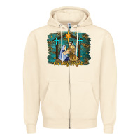 Sandshell oh holy night western Zipper Hoodie - RanaPortraitStore