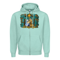 Seafoam oh holy night western Zipper Hoodie - RanaPortraitStore