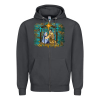 Smoke oh holy night western Zipper Hoodie - RanaPortraitStore
