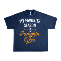 Navy my favorite season is pumpkin spice Urban Heavy Tee - artisFamous