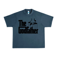 Midnight Navy the godfather original white title Urban Heavy Tee - artisFamous