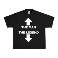 Black the man the legend funny adult humor Urban Heavy Tee - artisFamous