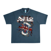 Midnight Navy asking alexandria flag Urban Heavy Tee - artisFamous
