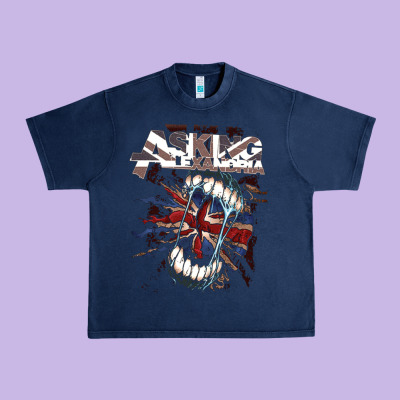 Asking Alexandria Flag Urban Heavy Tee Designed By Artisfamous