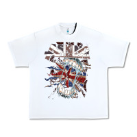 White asking alexandria flag Urban Heavy Tee - artisFamous