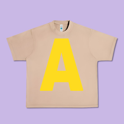 Letter A Chipmunk Christmas Urban Heavy Tee Designed By Artisfamous