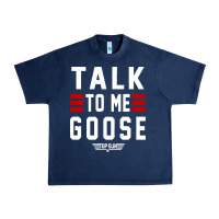 Navy top gun talk to me goose distressed Urban Heavy Tee - artisFamous
