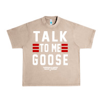 French Oak top gun talk to me goose distressed Urban Heavy Tee - artisFamous