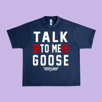 Top Gun Talk To Me Goose Distressed Urban Heavy Tee Designed By Artisfamous