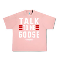 Salmon top gun talk to me goose distressed Urban Heavy Tee - artisFamous