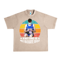 French Oak tom daley knitting is my favourite sport  3 Urban Heavy Tee - artisFamous