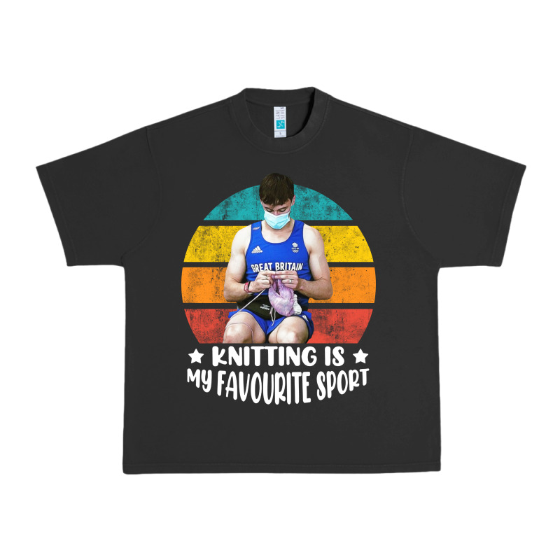 Tom Daley Knitting Is My Favourite Sport  3 Urban Heavy Tee by artisFamous | Teevron
