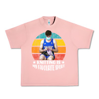 Salmon tom daley knitting is my favourite sport  3 Urban Heavy Tee - artisFamous
