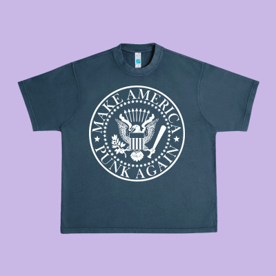 Funny Make America Punk Again Vintage Rock Seal Urban Heavy Tee Designed By Artisfamous