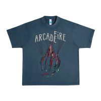 Midnight Navy arcade fire hand Urban Heavy Tee - artisFamous