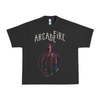 Pigment Black arcade fire hand Urban Heavy Tee - artisFamous