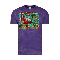 Cloud Purple Just A Girl Who Loves Christmas Vintage Tee - CowhideDigitalArt