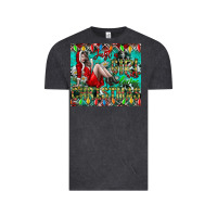 Vintage Black Just A Girl Who Loves Christmas Vintage Tee - CowhideDigitalArt