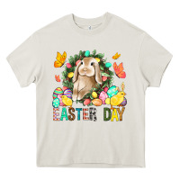 Cream Easter Day Heavy Core Tee - BundleAndBundleShop