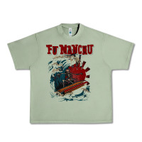 Oil Green fu manchu Urban Heavy Tee - artisFamous
