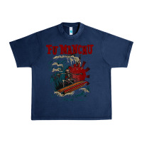 Navy fu manchu Urban Heavy Tee - artisFamous