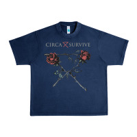 Navy Circa Survive Urban Heavy Tee - artisFamous