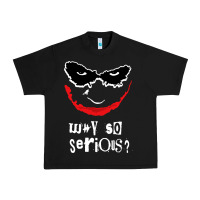 Black why so serious Urban Heavy Tee - artisFamous