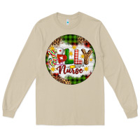 Mushroom Christmas Jolly Nurse Long Sleeve Tee - Artiststas
