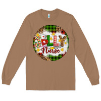 Toasted Coconut Christmas Jolly Nurse Long Sleeve Tee - Artiststas
