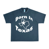 Midnight Navy born in texas Urban Heavy Tee - artisFamous