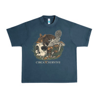 Midnight Navy Circa Survive Urban Heavy Tee - artisFamous