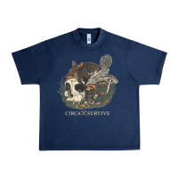 Navy Circa Survive Urban Heavy Tee - artisFamous