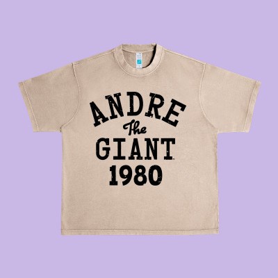 Andre The Giant 1980 Urban Heavy Tee Designed By Artisfamous
