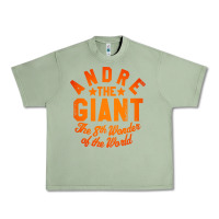 Andre The Giant 8th Wonder Of The World Urban Heavy Tee | Teevron