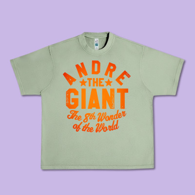 Andre The Giant 8th Wonder Of The World Urban Heavy Tee Designed By Artisfamous