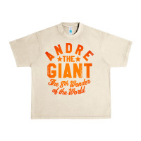 Sandshell andre the giant 8th wonder of the world Urban Heavy Tee - artisFamous