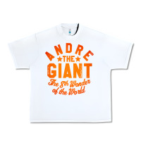 White andre the giant 8th wonder of the world Urban Heavy Tee - artisFamous