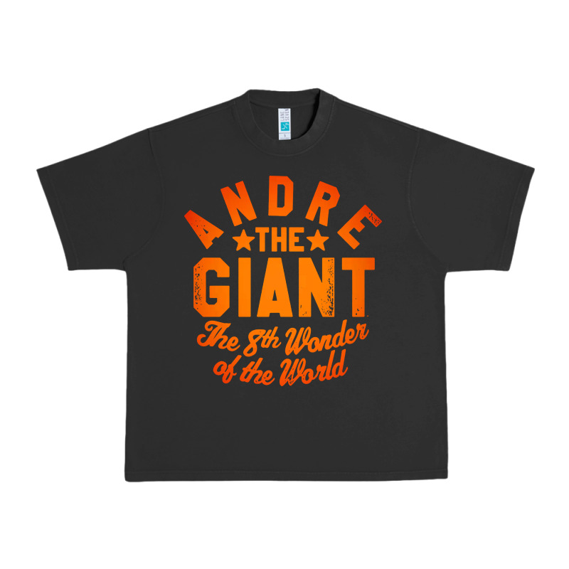 Andre The Giant 8th Wonder Of The World Urban Heavy Tee by artisFamous | Teevron