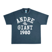 Midnight Navy andre the giant 1980 Urban Heavy Tee - artisFamous