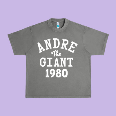 Andre The Giant 1980 Urban Heavy Tee Designed By Artisfamous